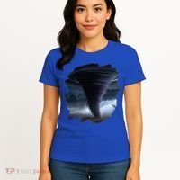 Tornado Storm Tornados Nature Weather Chaser Meteorologist Women's T-Shirt thumb 4