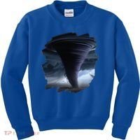 Tornado Storm Tornados Nature Weather Chaser Meteorologist Kids Sweatshirt thumb 0