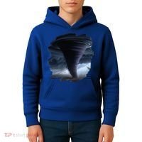 Tornado Storm Tornados Nature Weather Chaser Meteorologist Kids Hoodie thumb 4