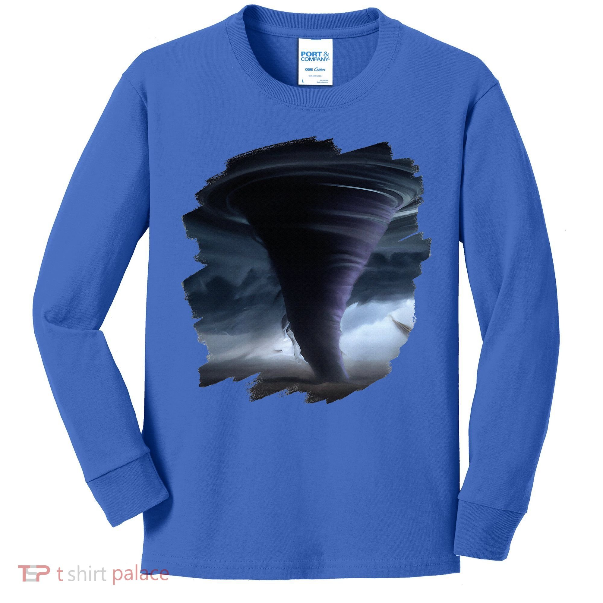 Tornado Storm Tornados Nature Weather Chaser Meteorologist Kids Long Sleeve Shirt