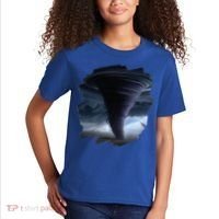 Tornado Storm Tornados Nature Weather Chaser Meteorologist Kids T-Shirt thumb 2