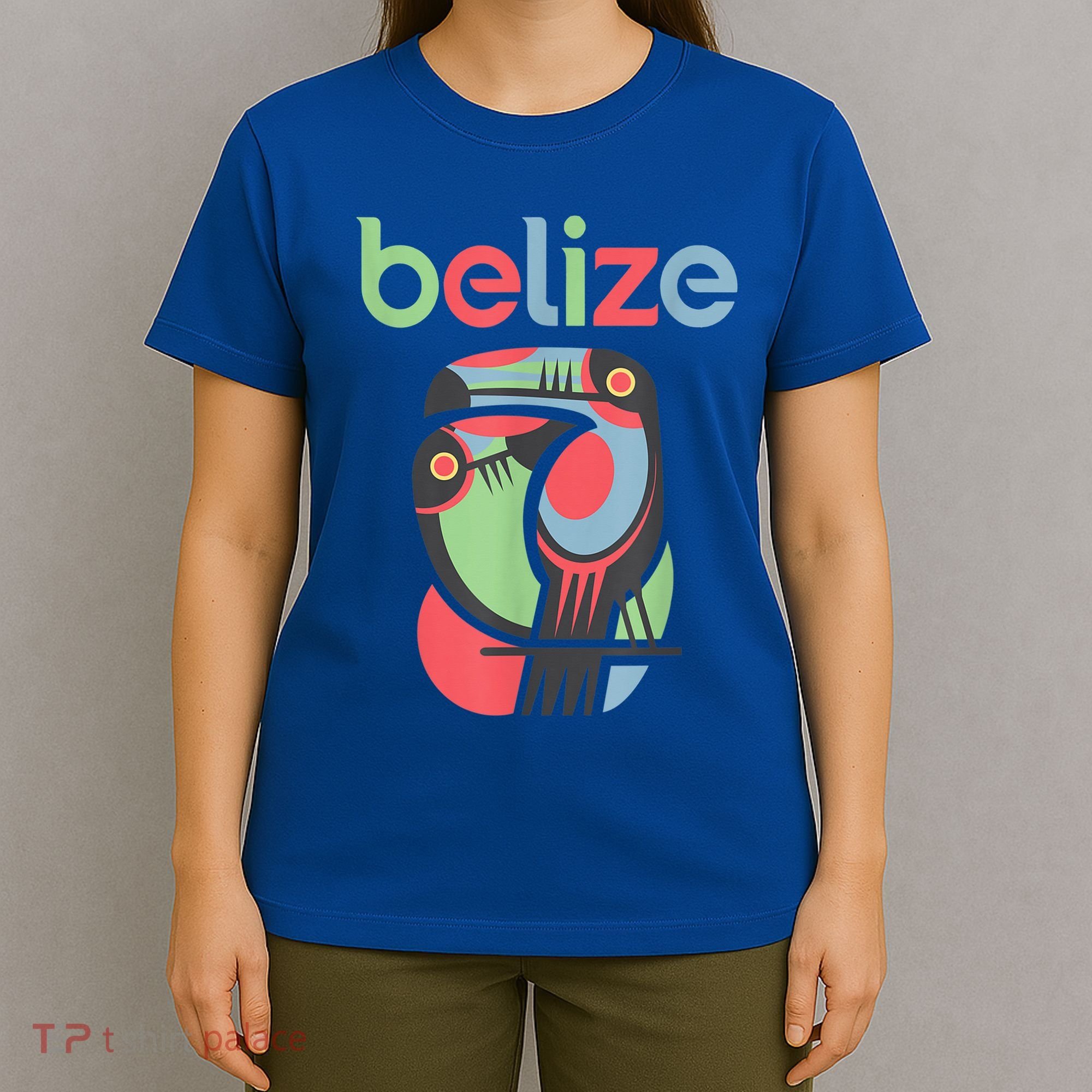 Tropical Summer Toucan Bird Colorful Belize Souvenir T-Shirt