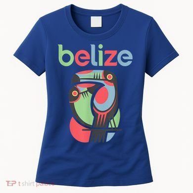 Tropical Summer Toucan Bird Colorful Belize Souvenir Women's T-Shirt