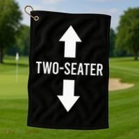 Two Seater TwoSeater 2 Seater Two Seater Golf Towel thumb 1