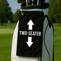 Two Seater TwoSeater 2 Seater Two Seater Golf Towel thumb 2