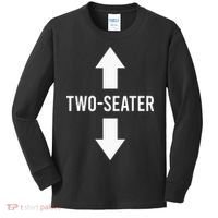Two Seater TwoSeater 2 Seater Two Seater Kids Long Sleeve Shirt thumb 0