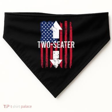 Two Seater TwoSeater 2 Seater Two Seater USA-Made Doggie Bandana