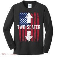 Two Seater TwoSeater 2 Seater Two Seater Kids Long Sleeve Shirt thumb 0
