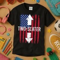Two Seater TwoSeater 2 Seater Two Seater Kids T-Shirt thumb 3