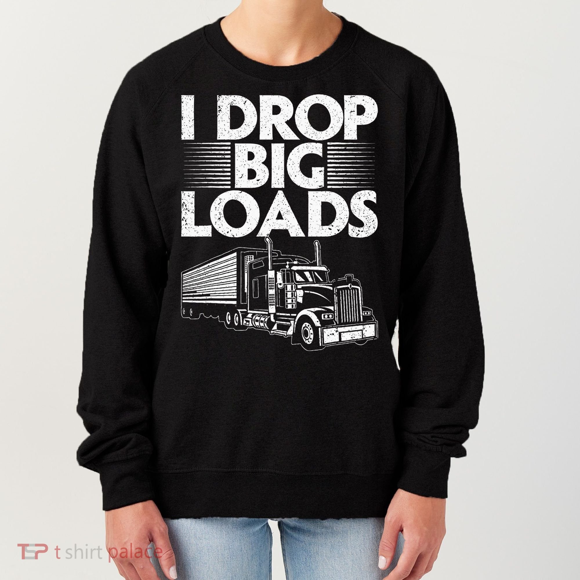 Trucker Semi Truck Driver Lover Women's Sweatshirt