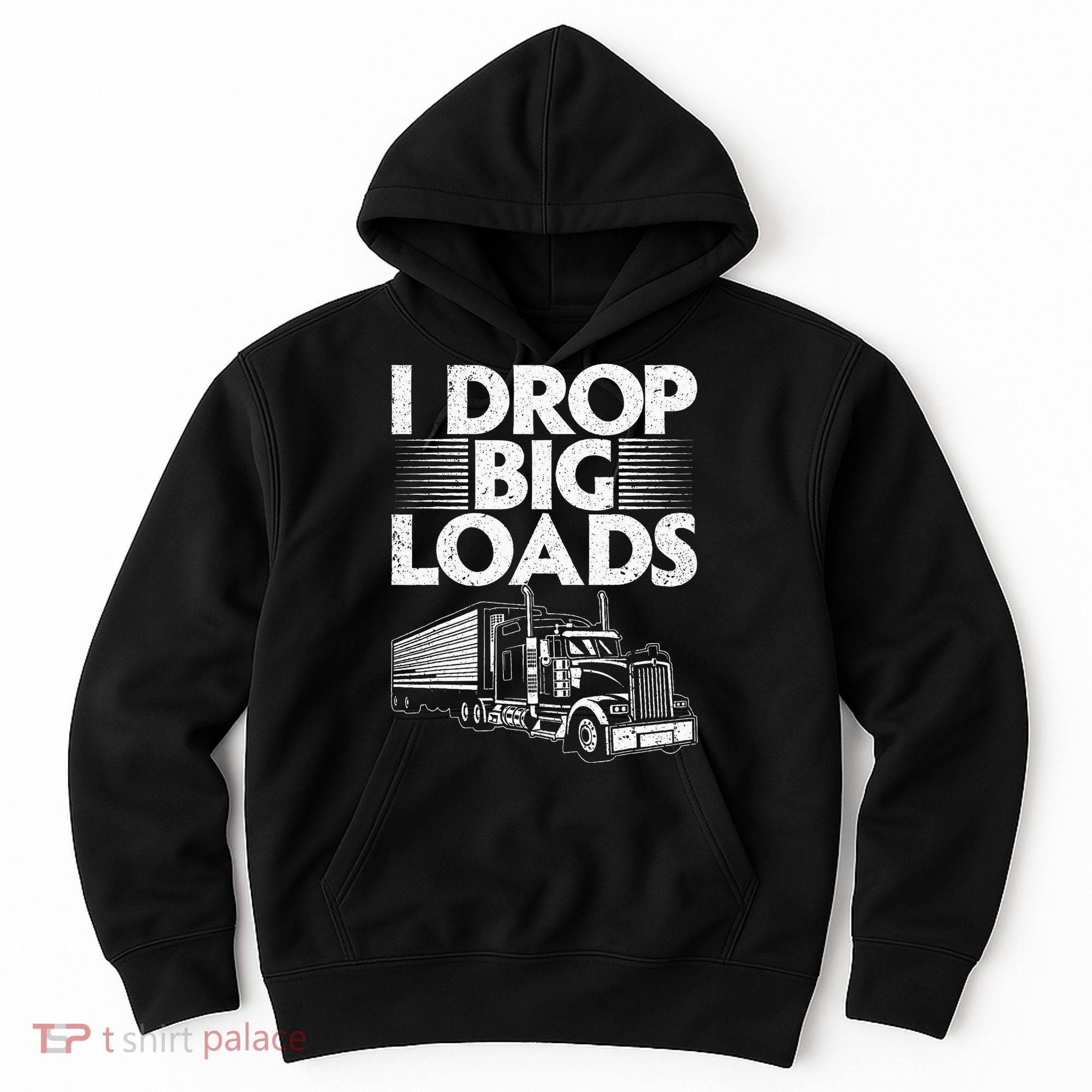 Trucker Semi Truck Driver Lover Hoodie