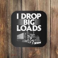 Trucker Semi Truck Driver Lover Coaster thumb 0
