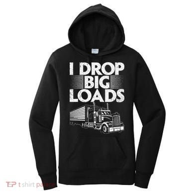 Trucker Semi Truck Driver Lover Women's Hoodie