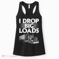 Trucker Semi Truck Driver Lover Women's Tank Top thumb 0
