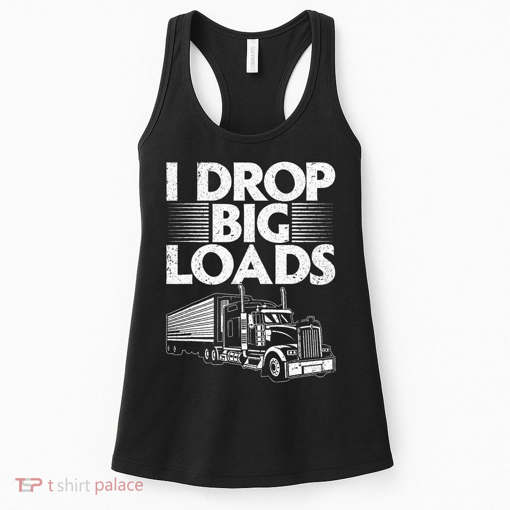 Trucker Semi Truck Driver Lover Women's Tank Top