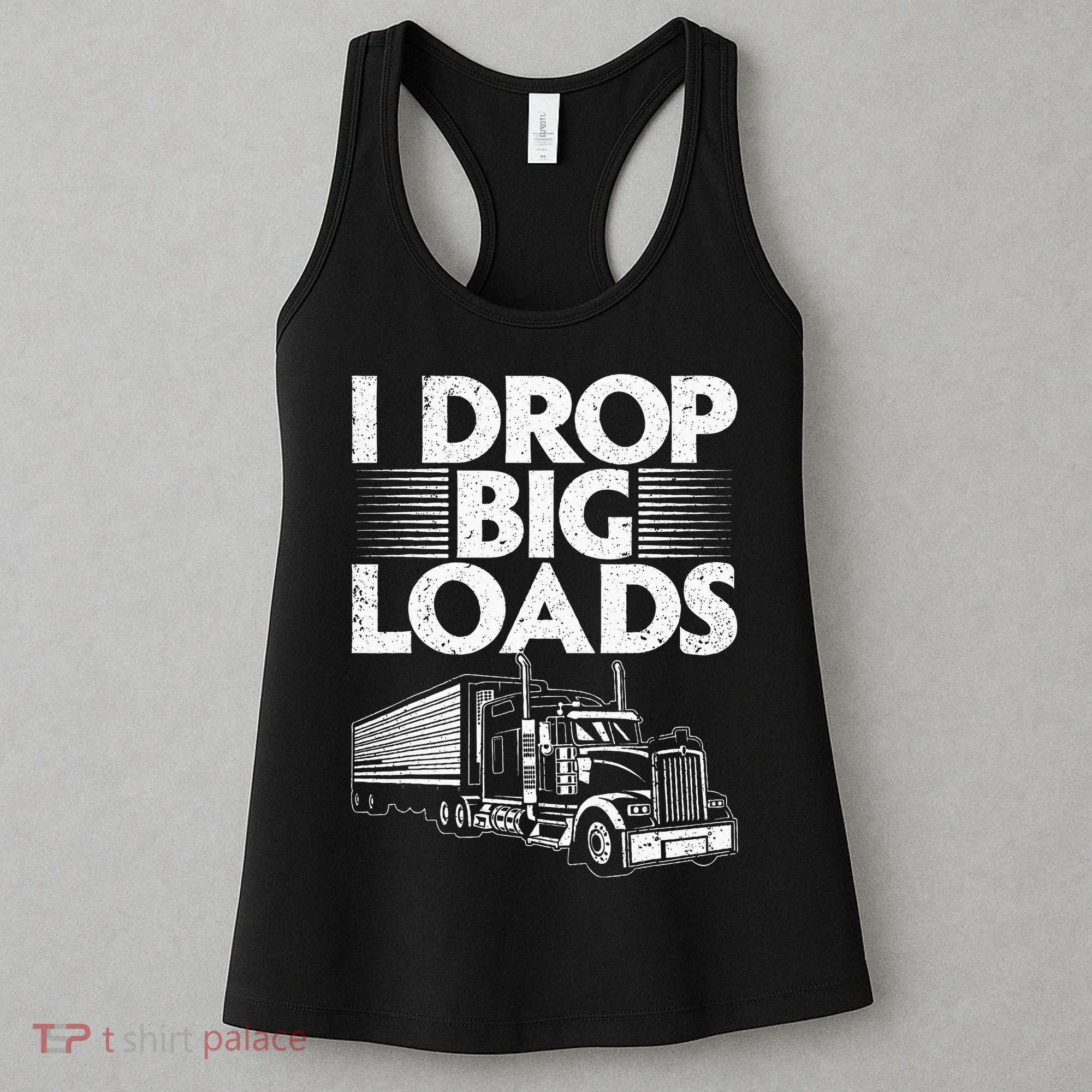 Trucker Semi Truck Driver Lover Women's Tank Top