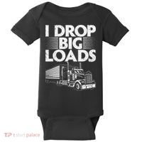Trucker Semi Truck Driver Lover Baby Bodysuit thumb 0