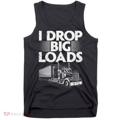 Trucker Semi Truck Driver Lover Tank Top