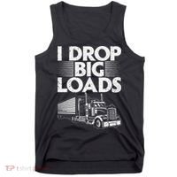 Trucker Semi Truck Driver Lover Tank Top thumb 0