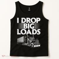 Trucker Semi Truck Driver Lover Tank Top thumb 2