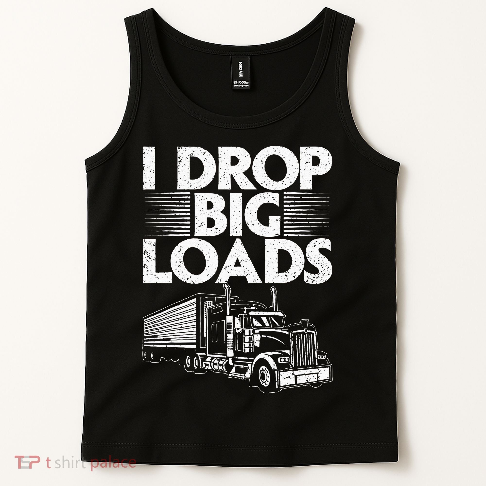Trucker Semi Truck Driver Lover Tank Top