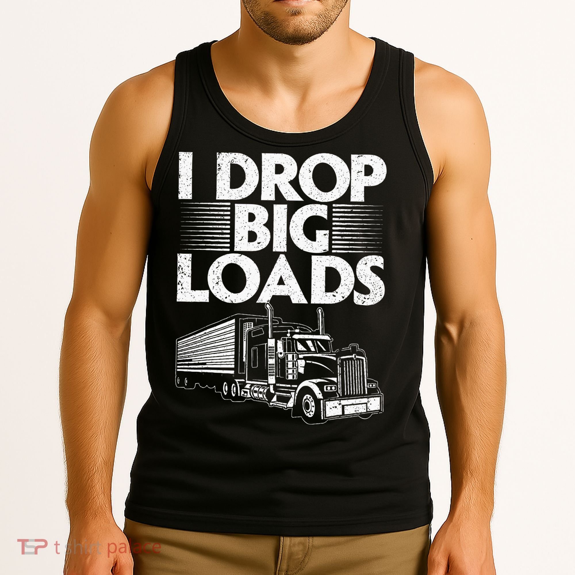 Trucker Semi Truck Driver Lover Tank Top