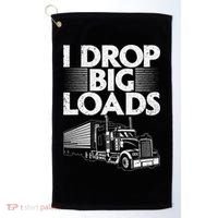 Trucker Semi Truck Driver Lover Golf Towel thumb 0