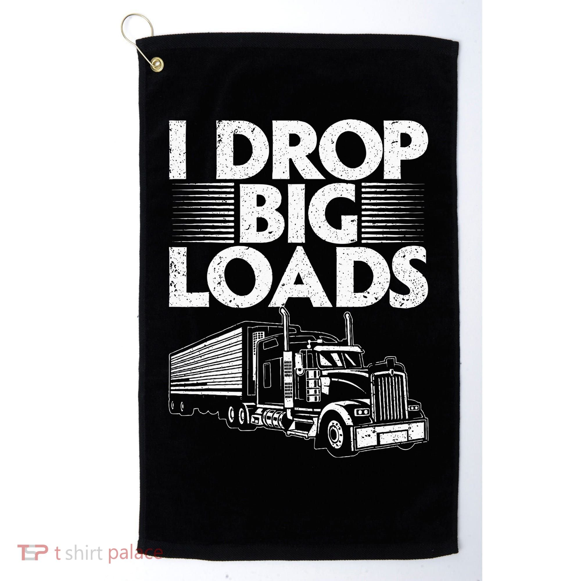 Trucker Semi Truck Driver Lover Golf Towel