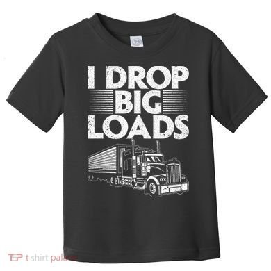 Trucker Semi Truck Driver Lover Toddler T-Shirt