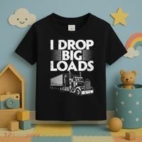 Trucker Semi Truck Driver Lover Toddler T-Shirt thumb 3
