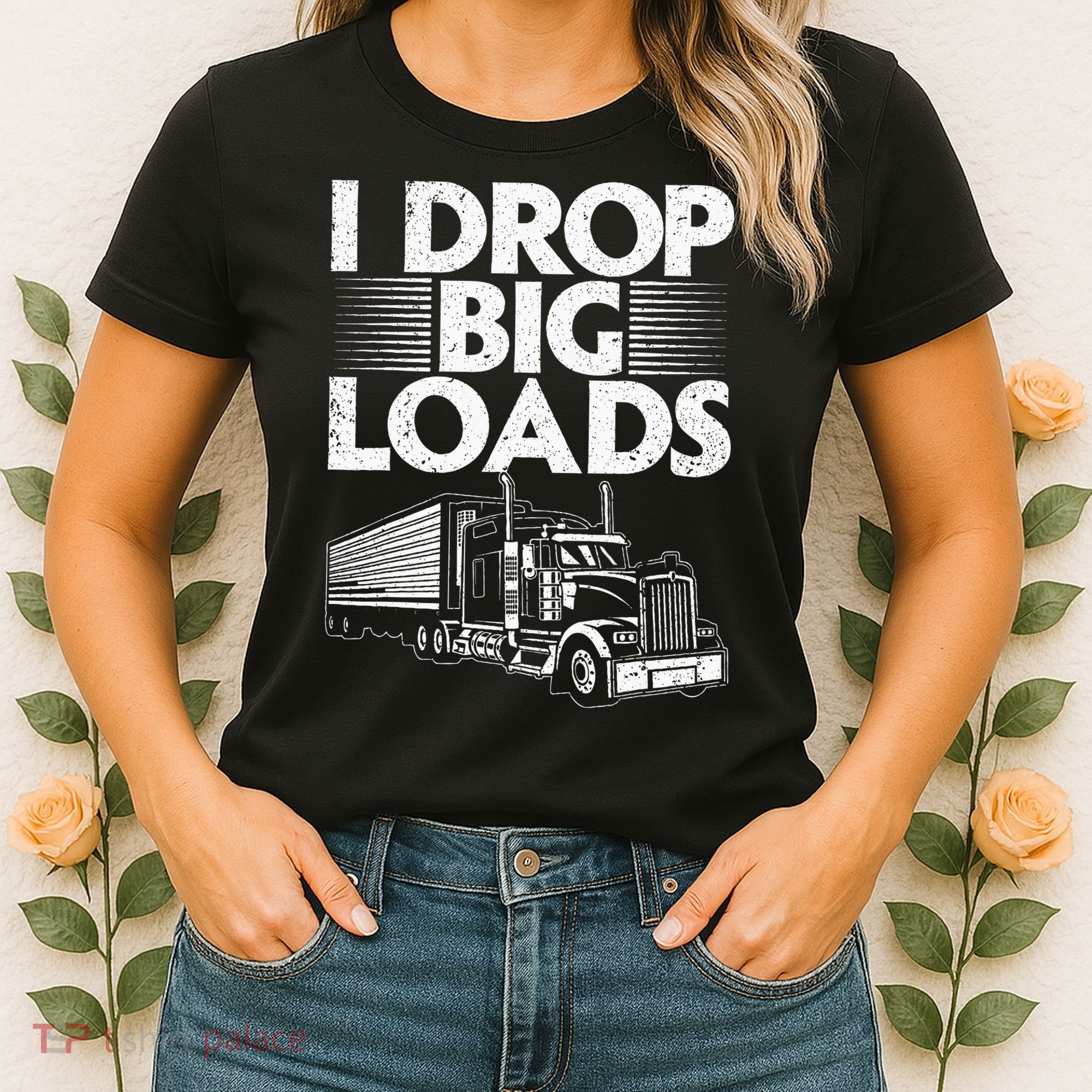 Trucker Semi Truck Driver Lover Women's T-Shirt