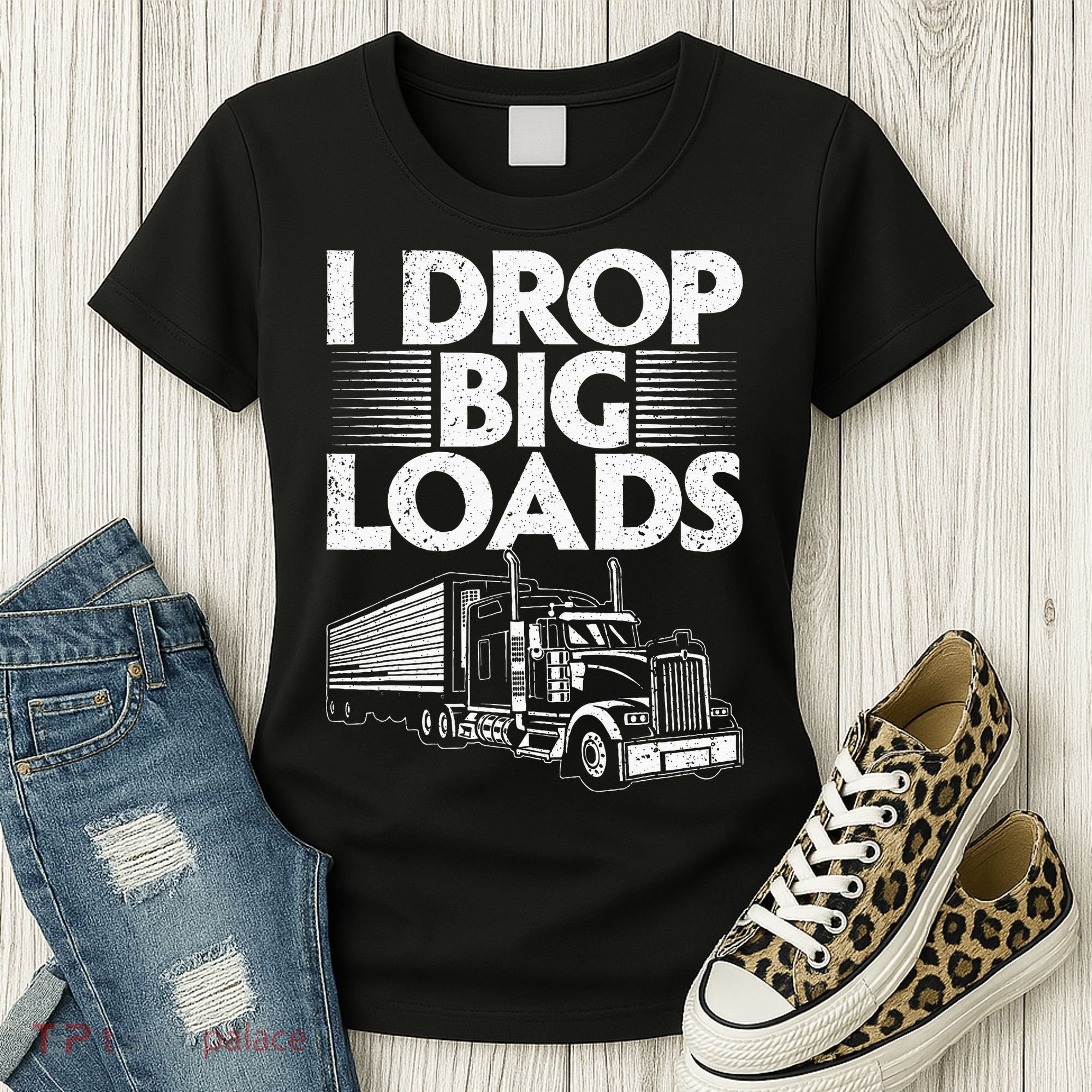 Trucker Semi Truck Driver Lover Women's T-Shirt