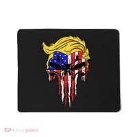 Trump Skull Usa Flag Hair Funny President Gift Mousepad thumb 0