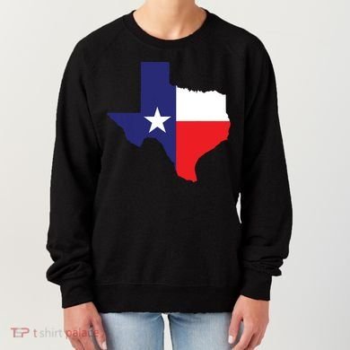 Texas State Usa Distressed Flag Grunge Texas Women's Sweatshirt