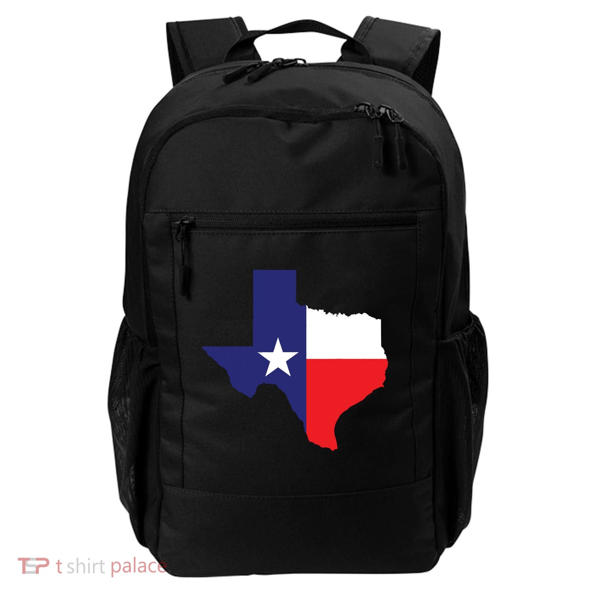 Texas State Usa Distressed Flag Grunge Texas Backpack