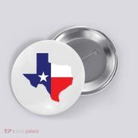 Texas State Usa Distressed Flag Grunge Texas Button thumb 0