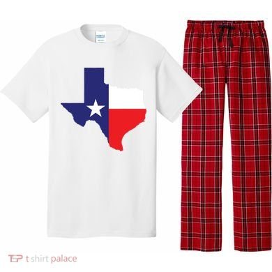 Texas State Usa Distressed Flag Grunge Texas Pajama Set