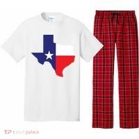Texas State Usa Distressed Flag Grunge Texas Pajama Set thumb 0