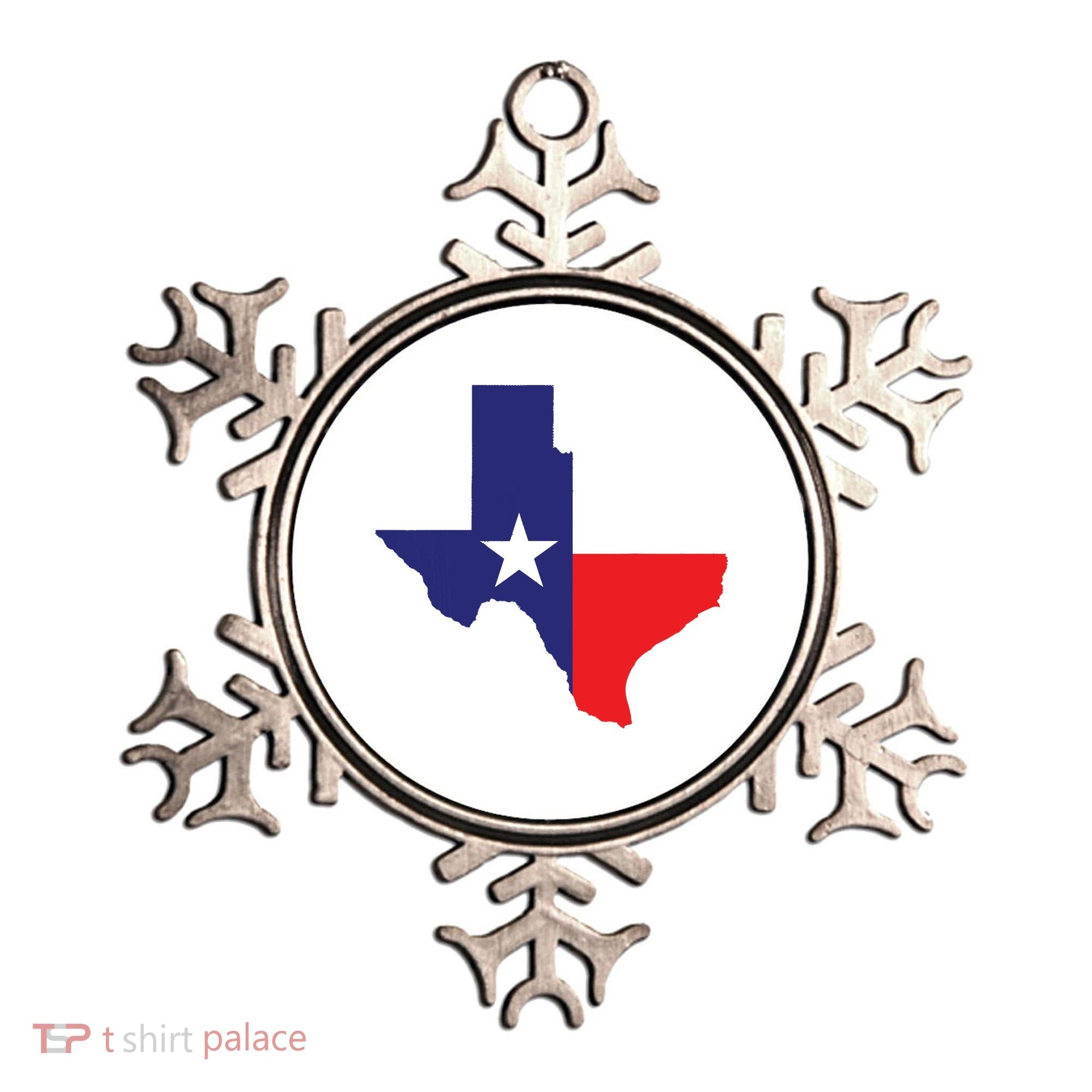 Texas State Usa Distressed Flag Grunge Texas Ornament