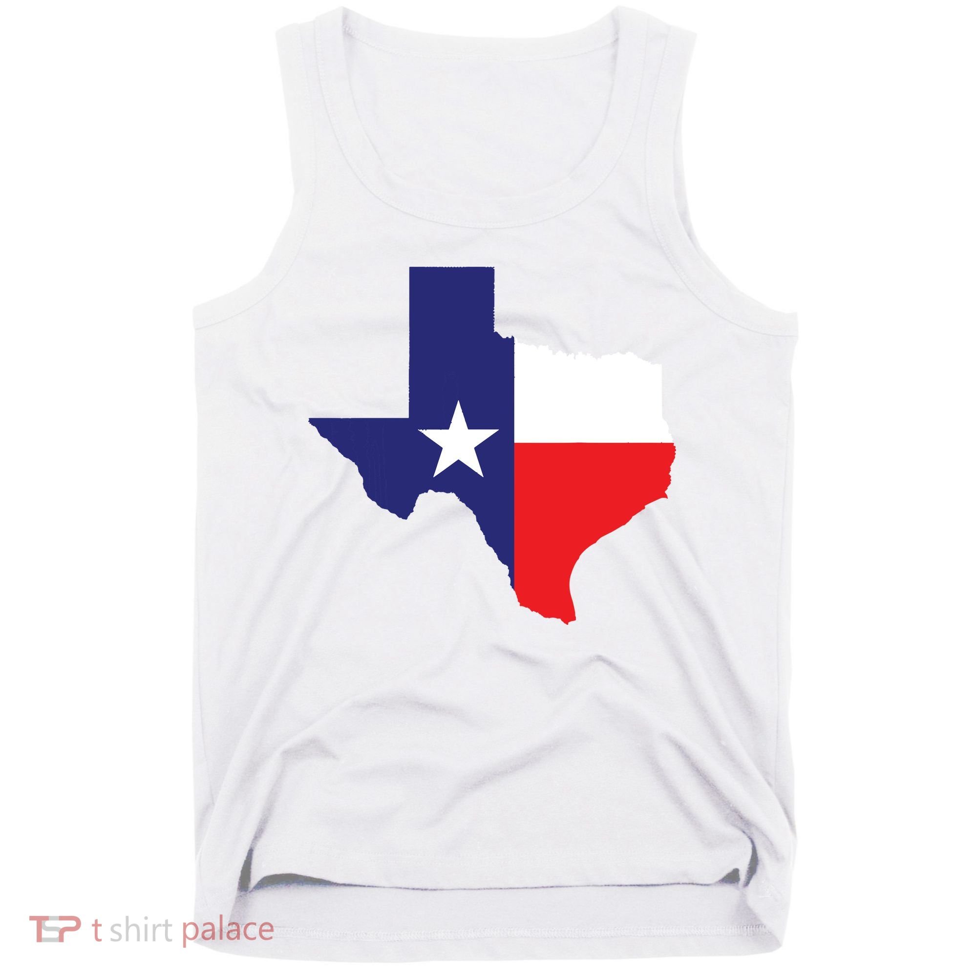 Texas State Usa Distressed Flag Grunge Texas Tank Top