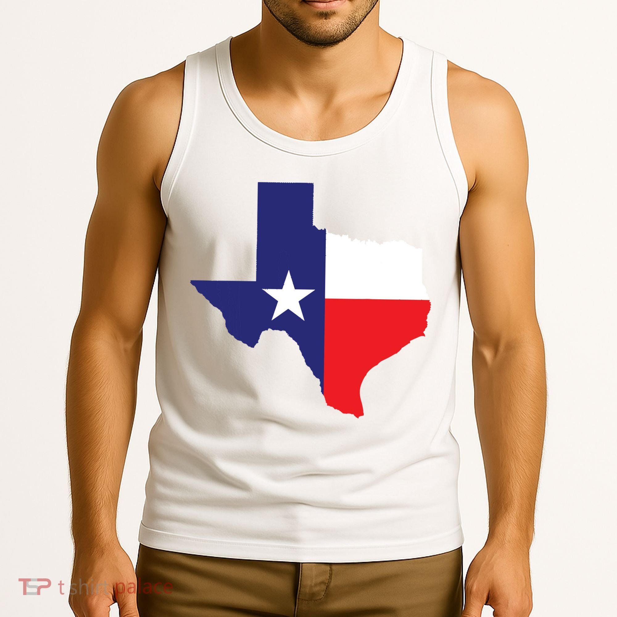 Texas State Usa Distressed Flag Grunge Texas Tank Top