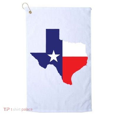 Texas State Usa Distressed Flag Grunge Texas Golf Towel