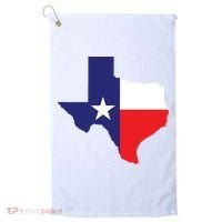 Texas State Usa Distressed Flag Grunge Texas Golf Towel thumb 0