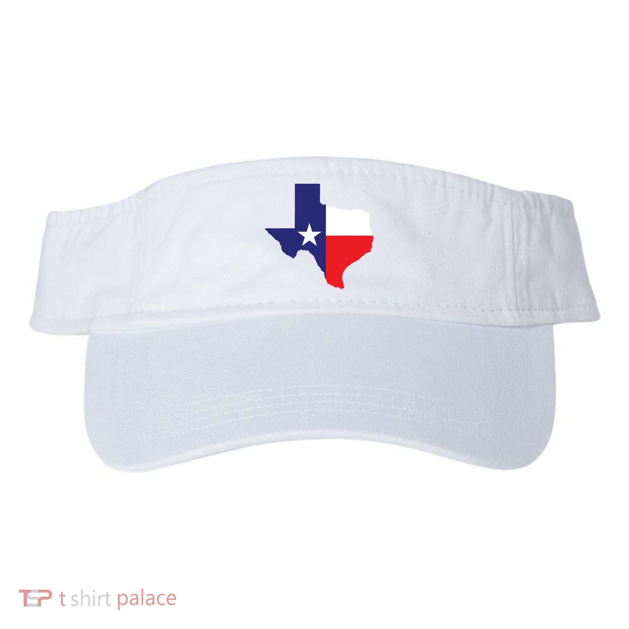 Texas State Usa Distressed Flag Grunge Texas Visor