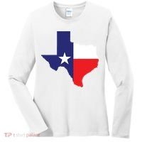 Texas State Usa Distressed Flag Grunge Texas Women's Long Sleeve Shirt thumb 0