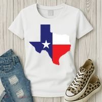 Texas State Usa Distressed Flag Grunge Texas Women's T-Shirt thumb 3