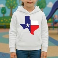 Texas State Usa Distressed Flag Grunge Texas Kids Hoodie thumb 3
