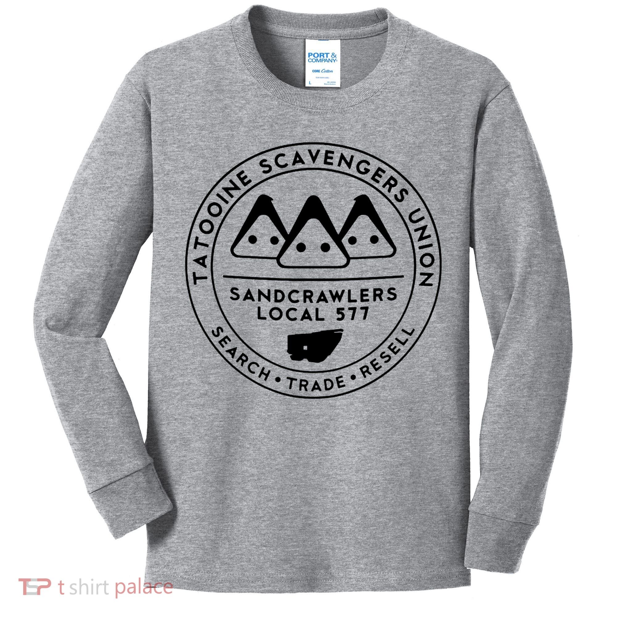Tatooine Scavengers Union Kids Long Sleeve Shirt