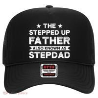 The Stepped Up Father Stepson Bonusson Stepdad Gift Hat thumb 0