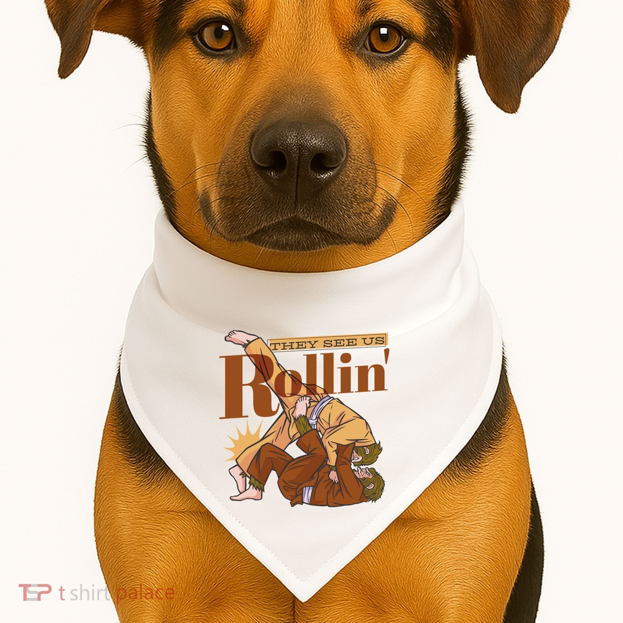 They See Us Rollin Big Foot Martial Arts USA-Made Doggie Bandana